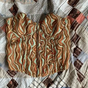 URBAN OUTFITTERS CORSET TOP